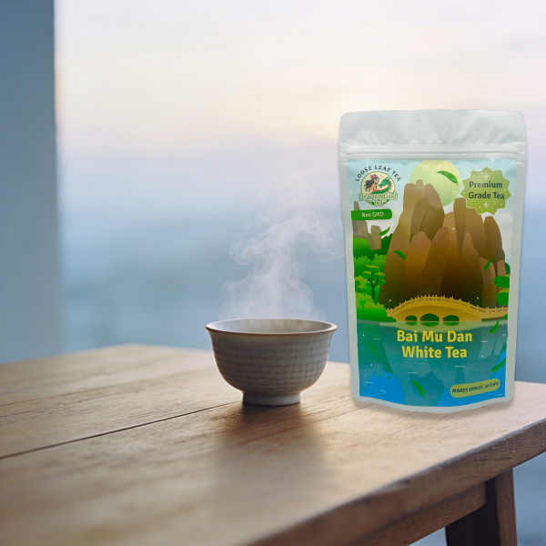 Bai Mu Dan White Tea - Loose Leaf Dragon Girl Tea