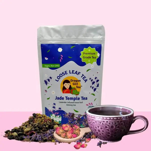 茶 Girls Tea Jade Temple Floral Tea - Herbal Elegance in a Cup – Dragon Girl Tea
