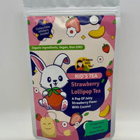 Strawberry Lollipop - Kid's Tea - Caffeine Free - Compostable Tea Bags