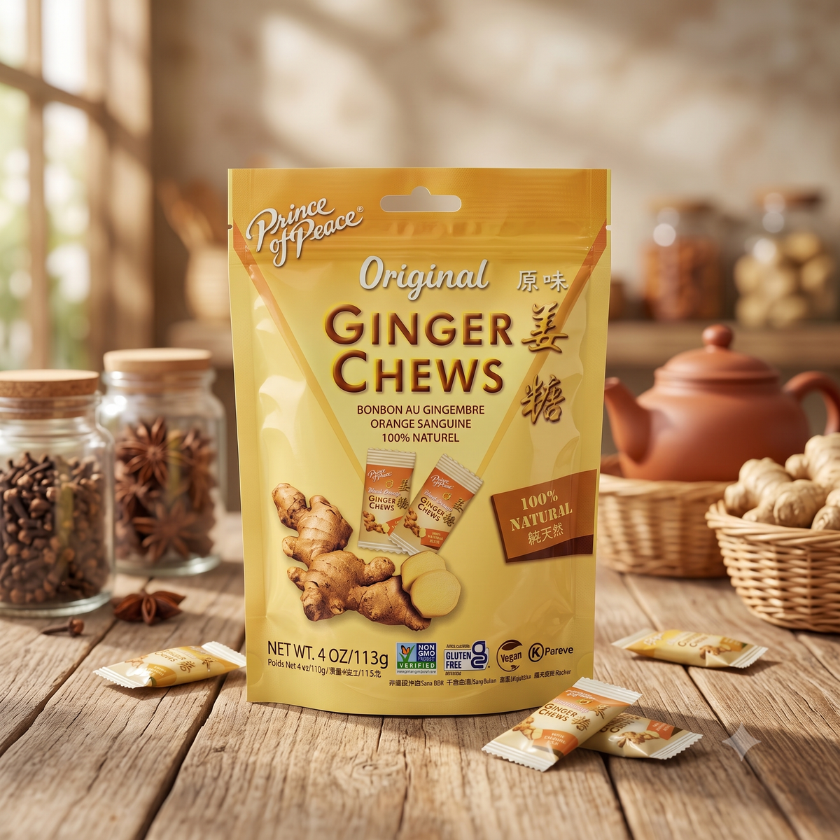 Ginger Chews Dragon Girl Tea