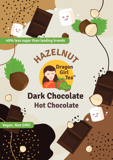 Vegan Hazelnut Dark Chocolate Hot Chocolate