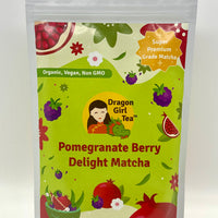 Pomegranate Berry Delight Matcha (Organic) - Large Size