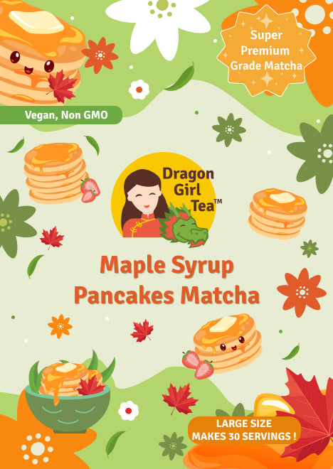 Maple Syrup Pancakes Matcha - Large Size