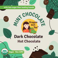 Vegan Mint Chocolate Dark Chocolate Hot Chocolate