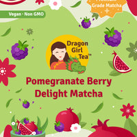 Pomegranate Berry Delight Matcha - Large Size