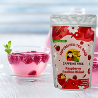 Raspberry Rooibos Blend - Herbal Tea - Compostable Tea Bags