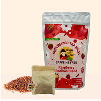 Raspberry Rooibos Blend - Herbal Tea - Compostable Tea Bags Dragon Girl Tea