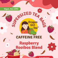 Raspberry Rooibos Blend - Compostable Tea Bags - Caffeine Free