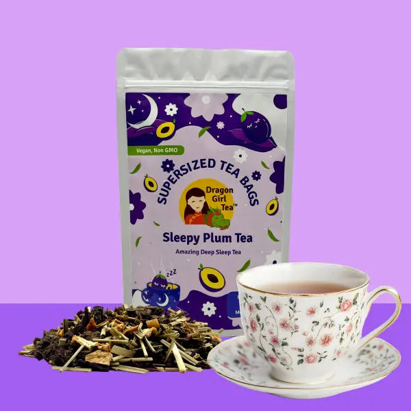Sleepy Plum Tea: Relax with Herbal Bliss – Dragon Girl Tea