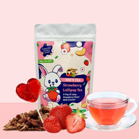 Strawberry Lollipop Kid's Tea - Herbal Tea - Compostable Tea Bags