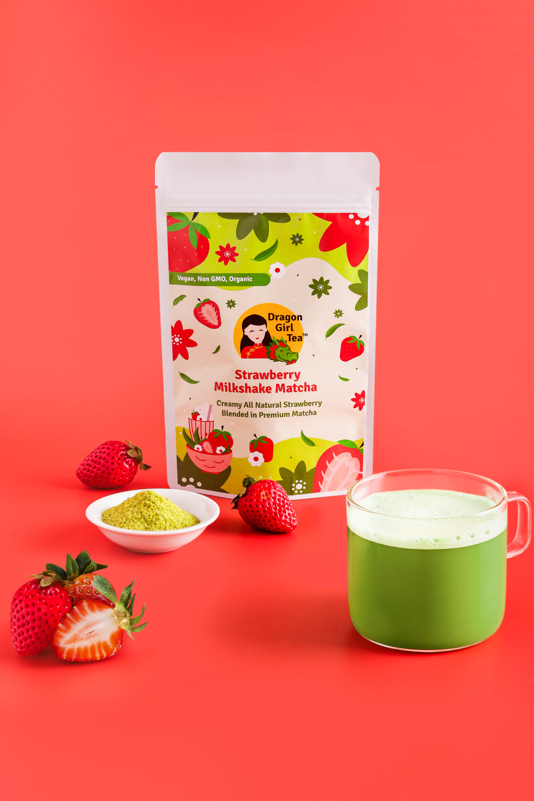Strawberry Milkshake Matcha - Large Size 2025