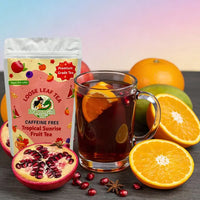 Tropical Sunset Fruit Tea - Herbal Tea - Loose Leaf Dragon Girl Tea