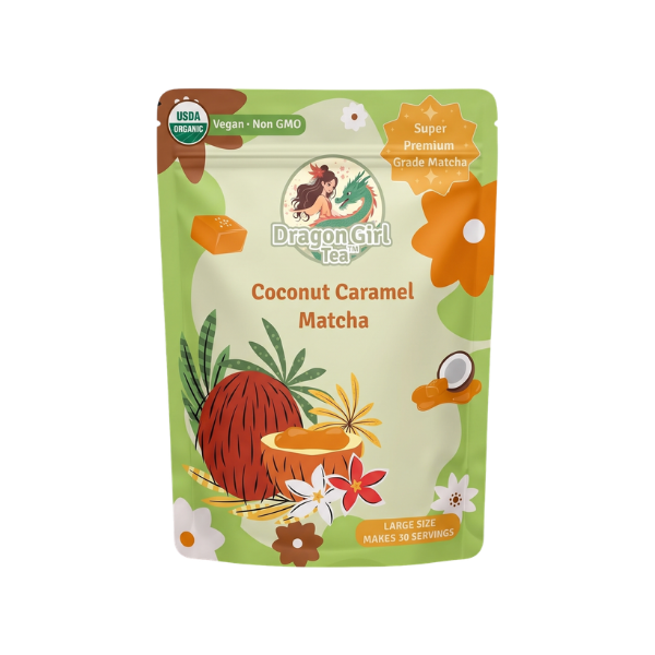 Maple Syrup Pancakes vegan dessert matcha pouch — Dragon Girl Tea