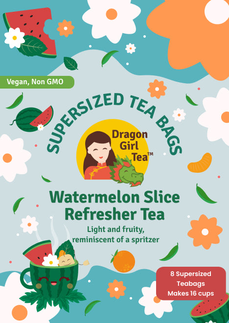 Watermelon Slice Refresher Tea - Compostable Tea Bags