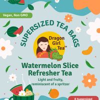 Watermelon Slice Refresher Tea - Compostable Tea Bags