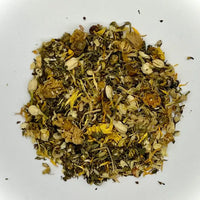 Tea and Cookies Box w/ Flower Power Mint Tea - Herbal Tea - Compostable Tea Bags Dragon Girl Tea