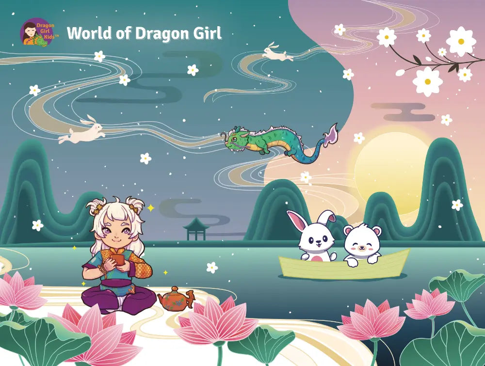 World of Dragon Girl Poster Dragon Girl Tea