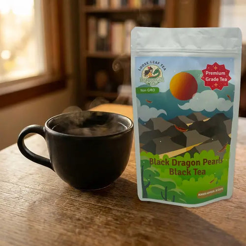 Black Dragon Pearls Black Tea - Loose Leaf Dragon Girl Tea