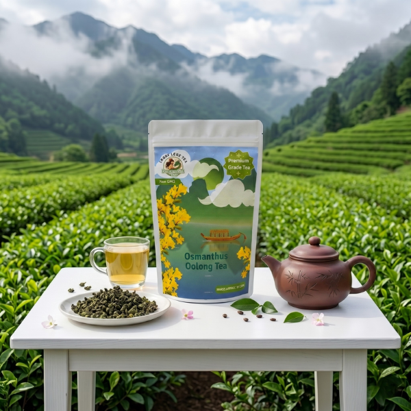 Osmanthus Green Oolong Tea - Loose Leaf Dragon Girl Tea