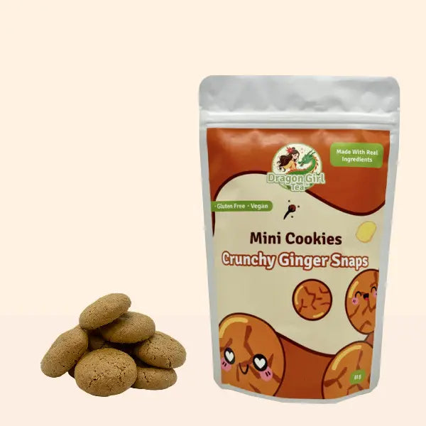 Mini Ginger Snap Cookies Dragon Girl Tea
