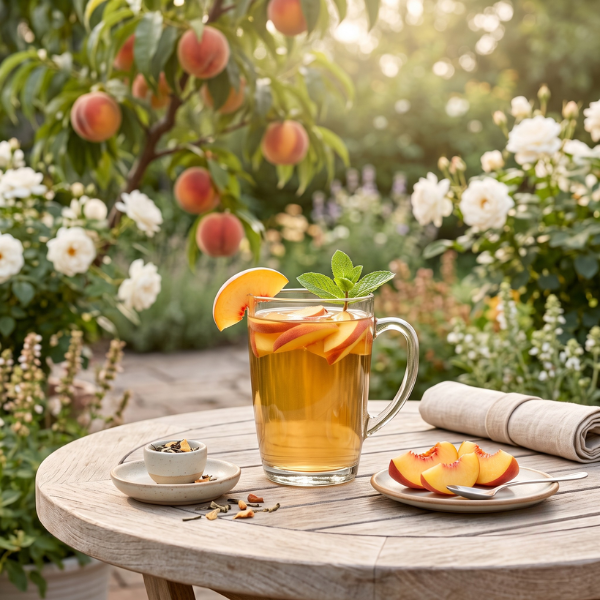 Peach Nectar White Tea - Compostable Tea Bags