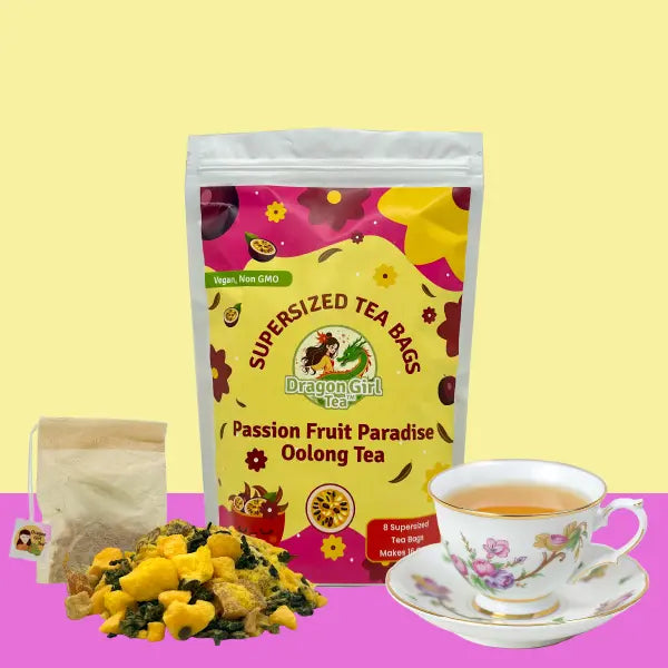 Passion Fruit Paradise Oolong Tea - Compostable Tea Bags
