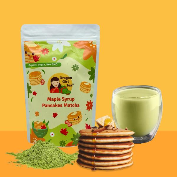Maple Syrup Pancakes Matcha - Large Size