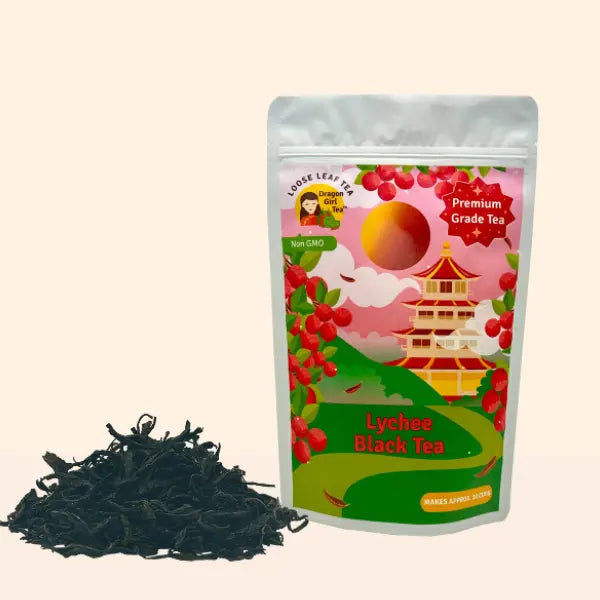 Lychee Black Tea - Loose Leaf Dragon Girl Tea