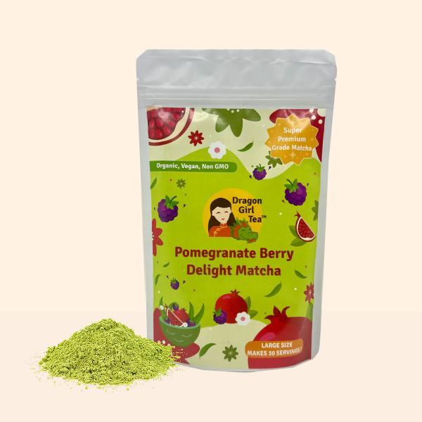 Pomegranate Berry Delight Matcha - Large Size