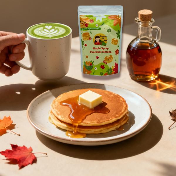 Maple Syrup Pancakes Matcha - Large Size