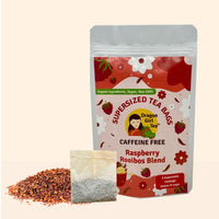 Raspberry Rooibos Blend - Compostable Tea Bags - Caffeine Free