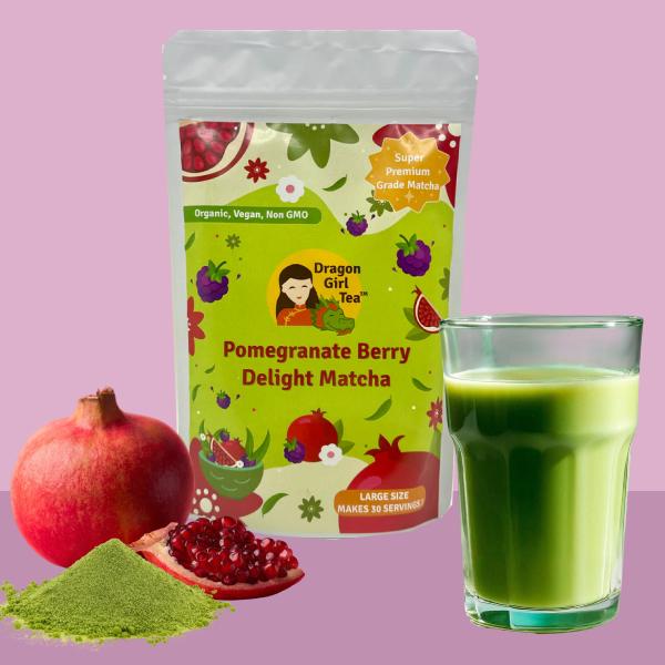 Pomegranate Berry Delight Matcha - Large Size