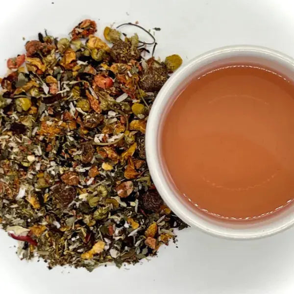 Strawberry Cloud Tea - Herbal Tea - Compostable Tea Bags Dragon Girl Tea