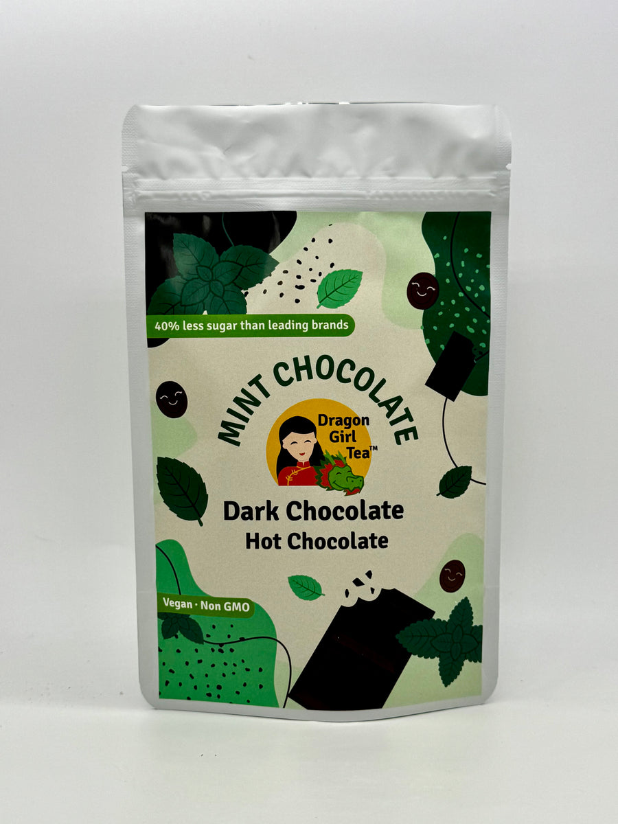Vegan Mint Chocolate Dark Chocolate Hot Chocolate