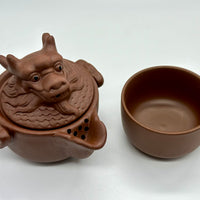 Dragon Gaiwan w/cup - Clay