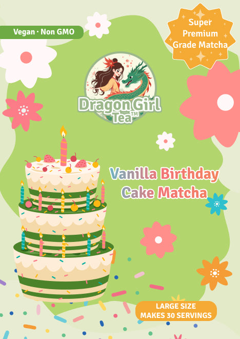 Vanilla Birthday Cake Matcha - Large Size