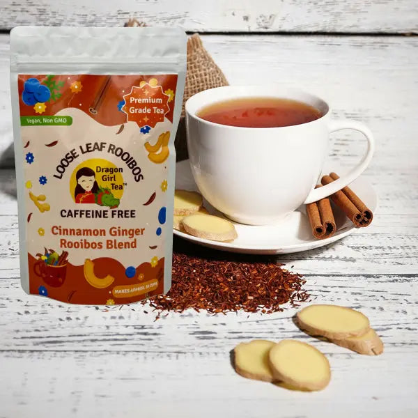 Cinnamon Ginger Rooibos - Herbal Tea - Loose Leaf