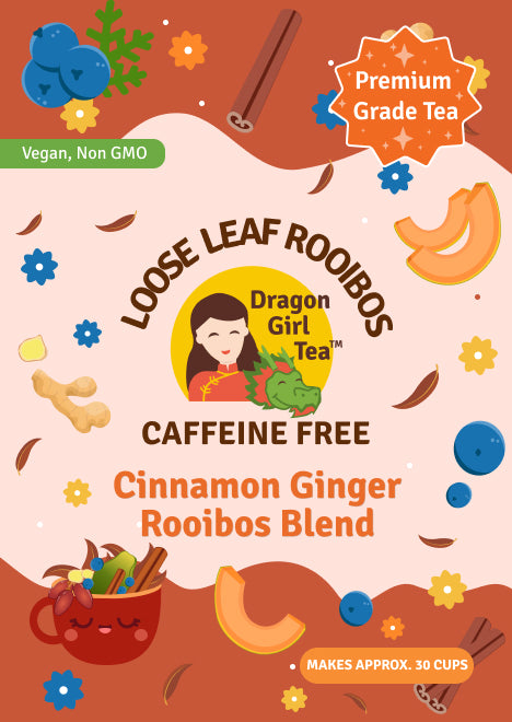 Cinnamon Ginger Rooibos - Loose Leaf - Caffeine Free 2025