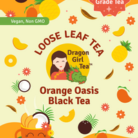 Orange Oasis Black Tea - Loose Leaf Dragon Girl Tea