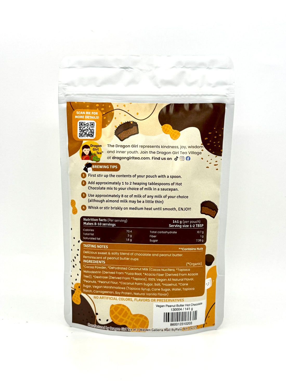 Vegan Peanut Butter Hot Chocolate