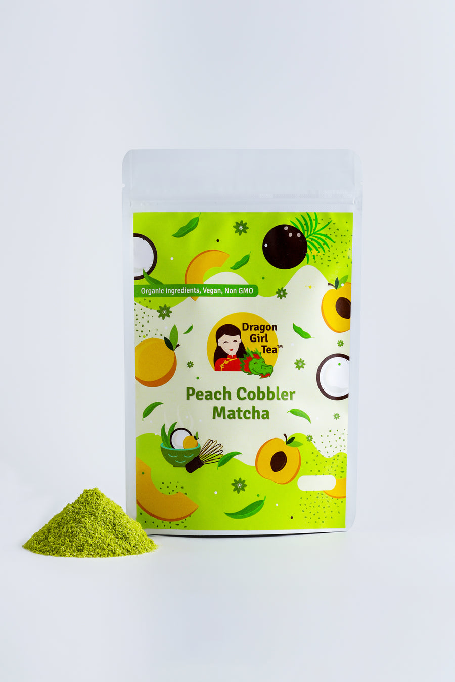 Peach Cobbler Matcha (Organic) - Large Size