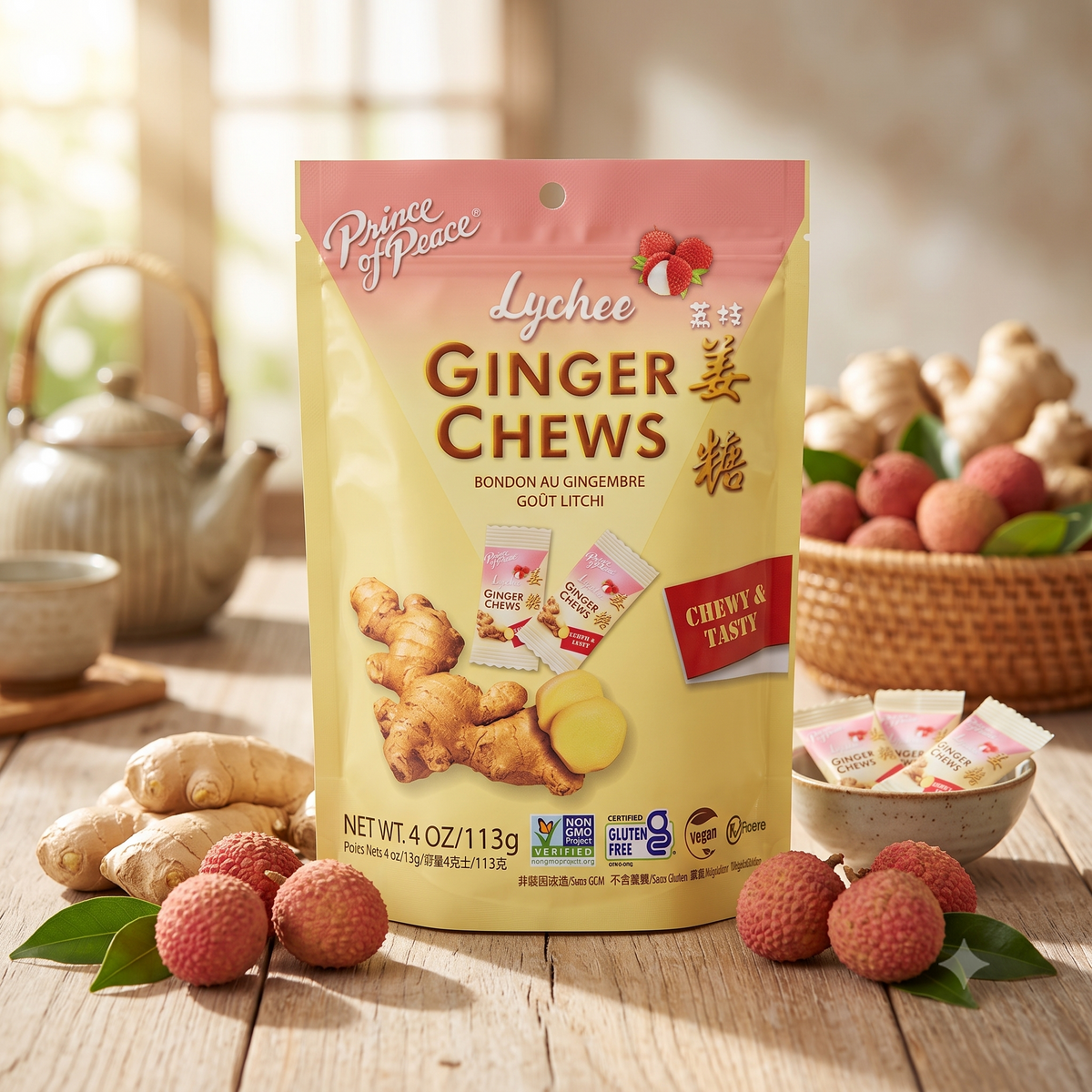 Ginger Chews Dragon Girl Tea