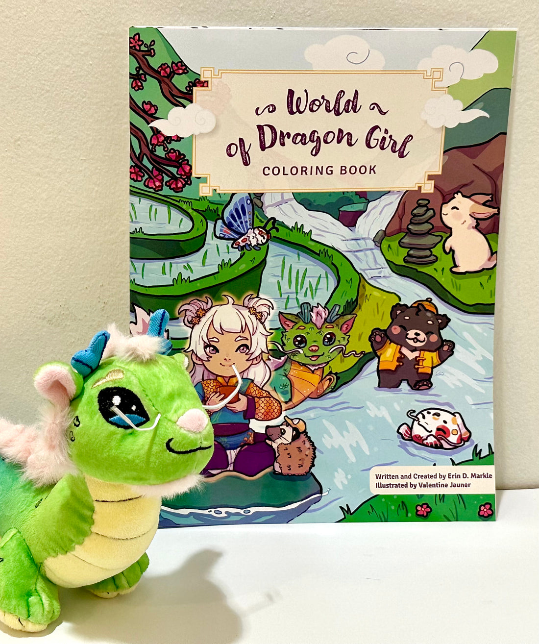 Lulong and World of Dragon Girl Coloring Book Bundle