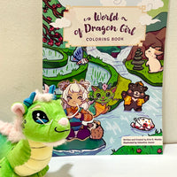 Lulong and World of Dragon Girl Coloring Book Bundle