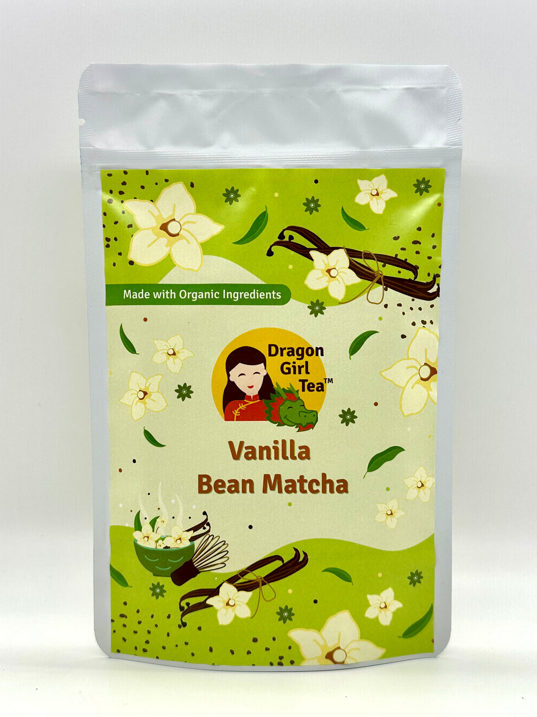 Vanilla Bean Matcha (Organic) - Large Size 2025