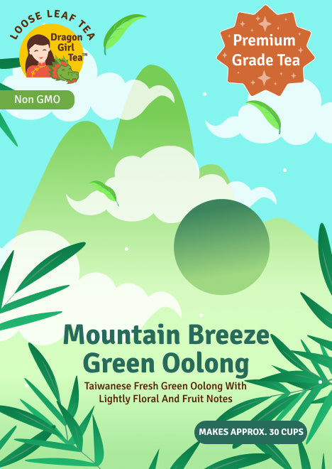 Mountain Breeze Green Oolong - Loose Leaf