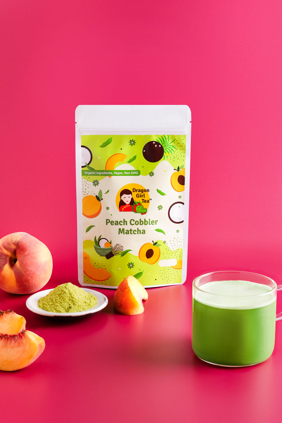 Peach Cobbler Matcha (Organic) - Large Size