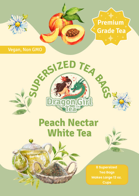 Peach Nectar White Tea - Compostable Tea Bags