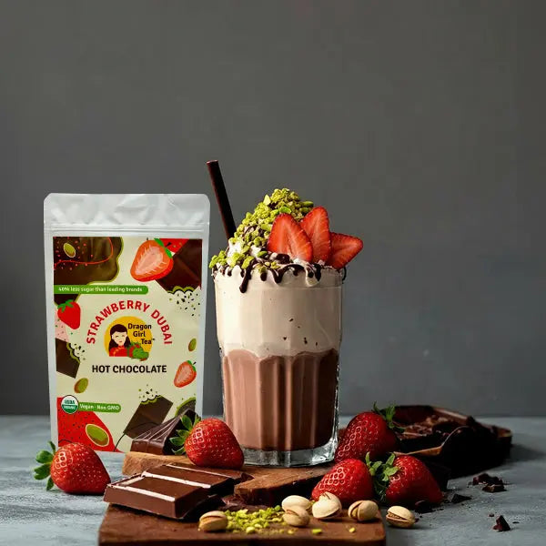 Delicious Strawberry Dubai Hot Chocolate | Unique Treat – Dragon