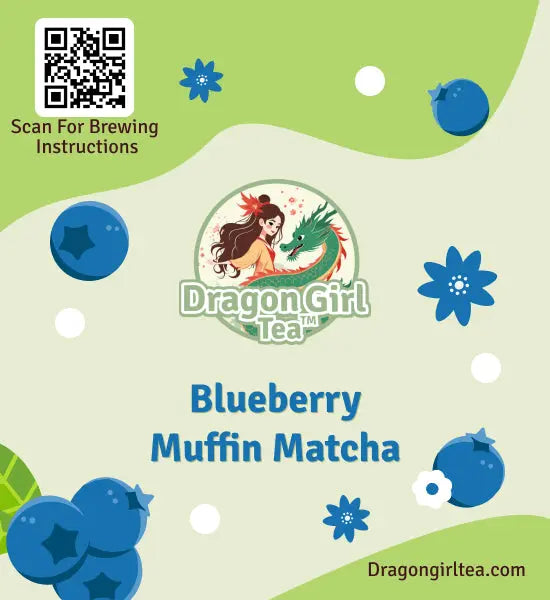 Blueberry Muffin Matcha Taster Dragon Girl Tea